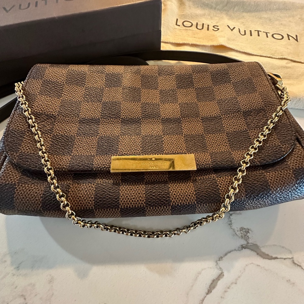 Louis Vuitton's Damier Ebene Canvas purse - Picture 4 of 13